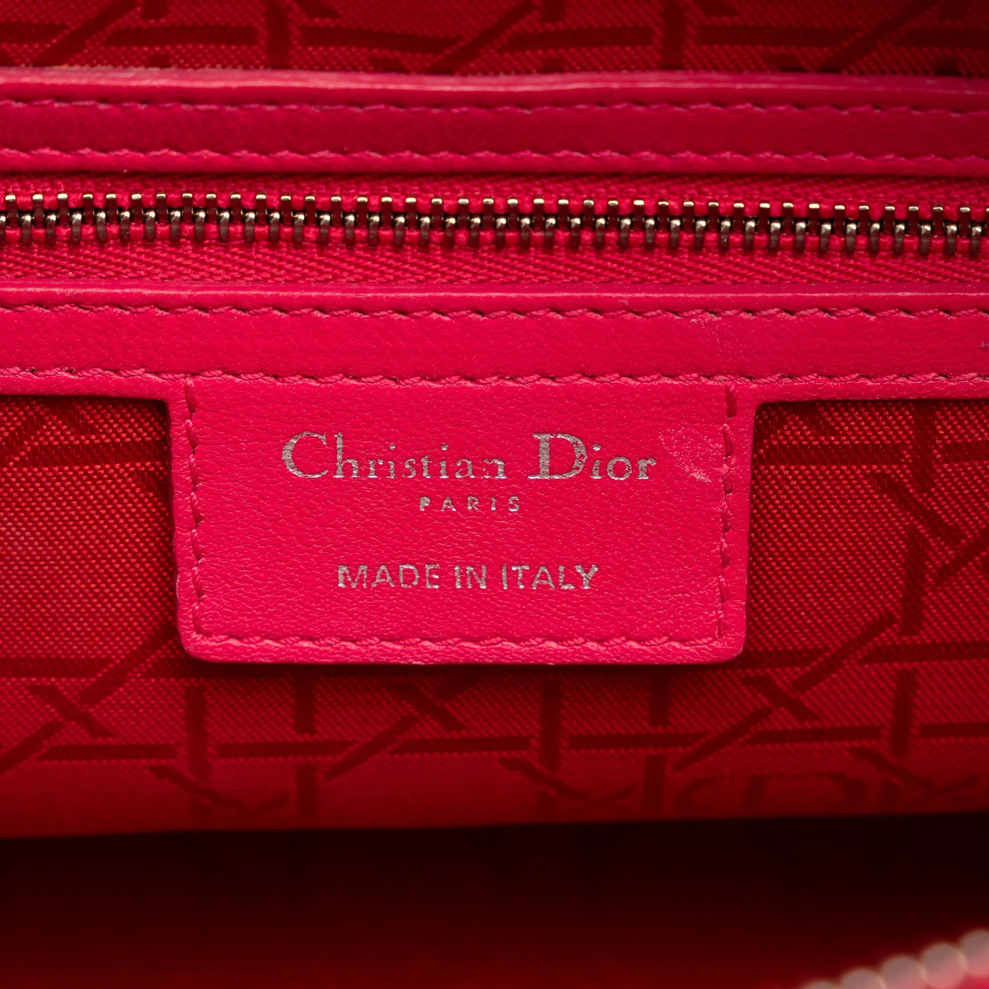 Dior Lady Dior Large Pink Cannage Lambskin