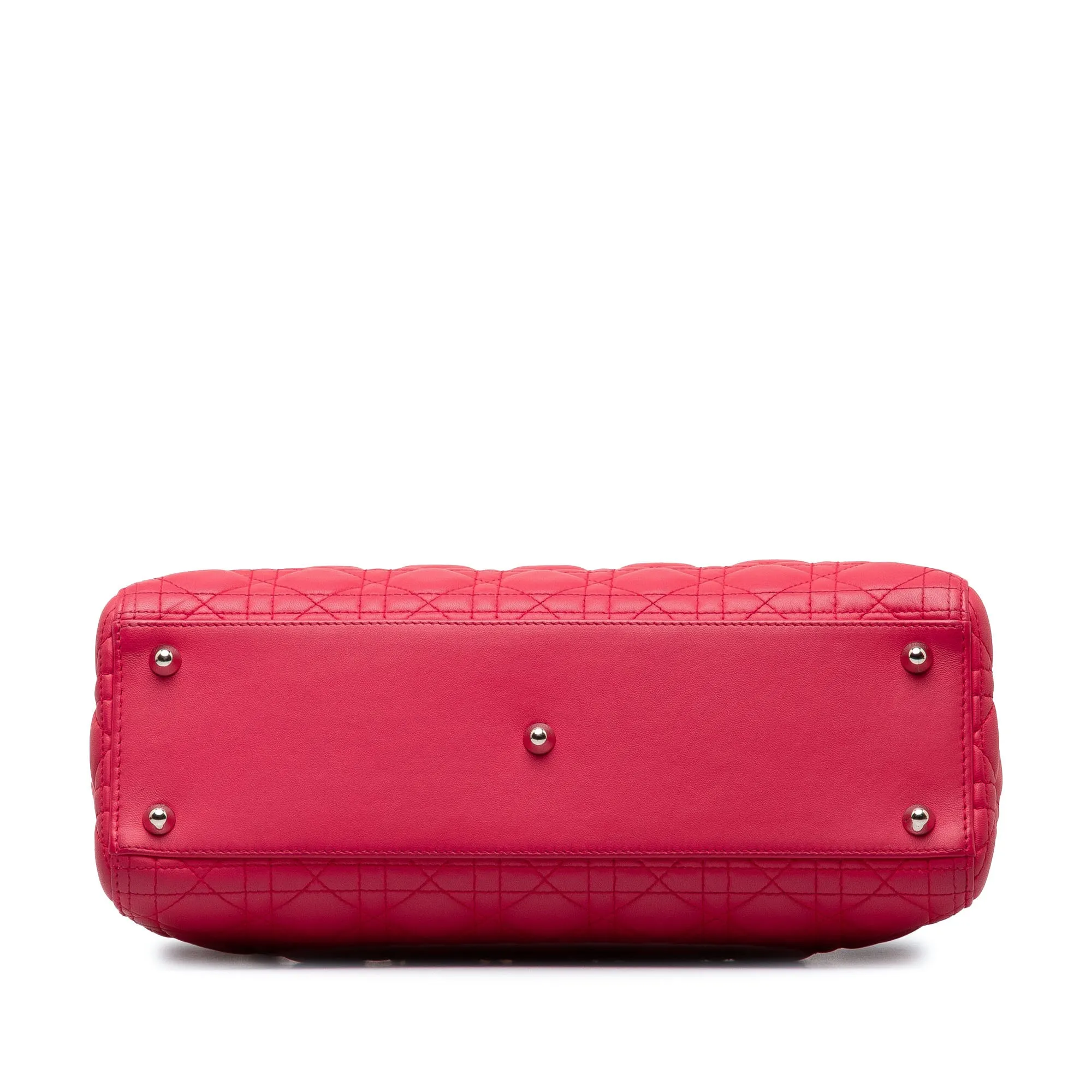 Dior Lady Dior Large Pink Cannage Lambskin