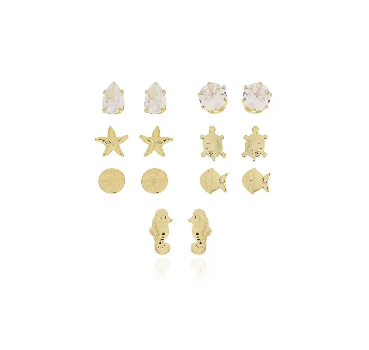 EARRINGS SET 7 PAIRS (N2)