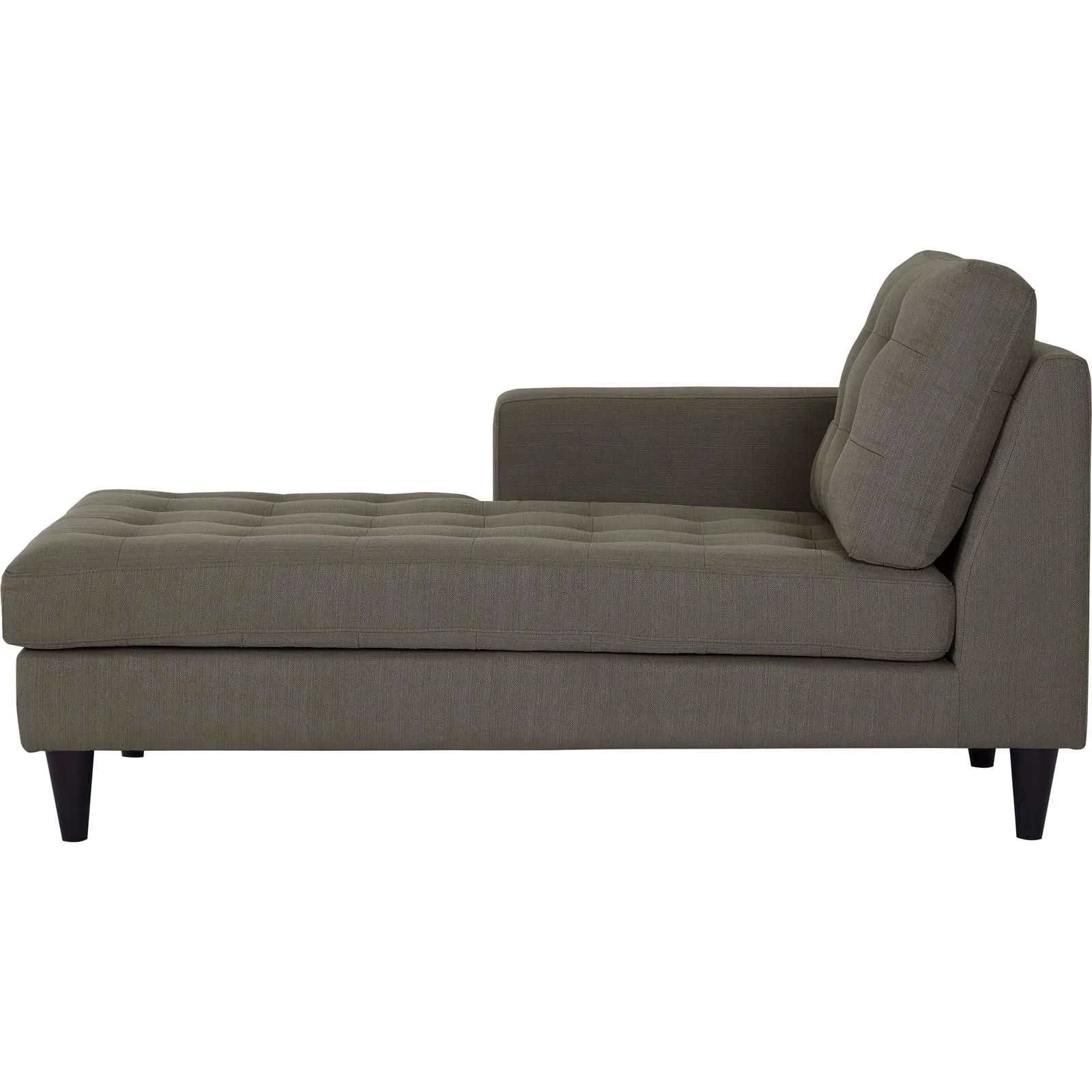 Empress Left-Arm Upholstered Fabric Chaise