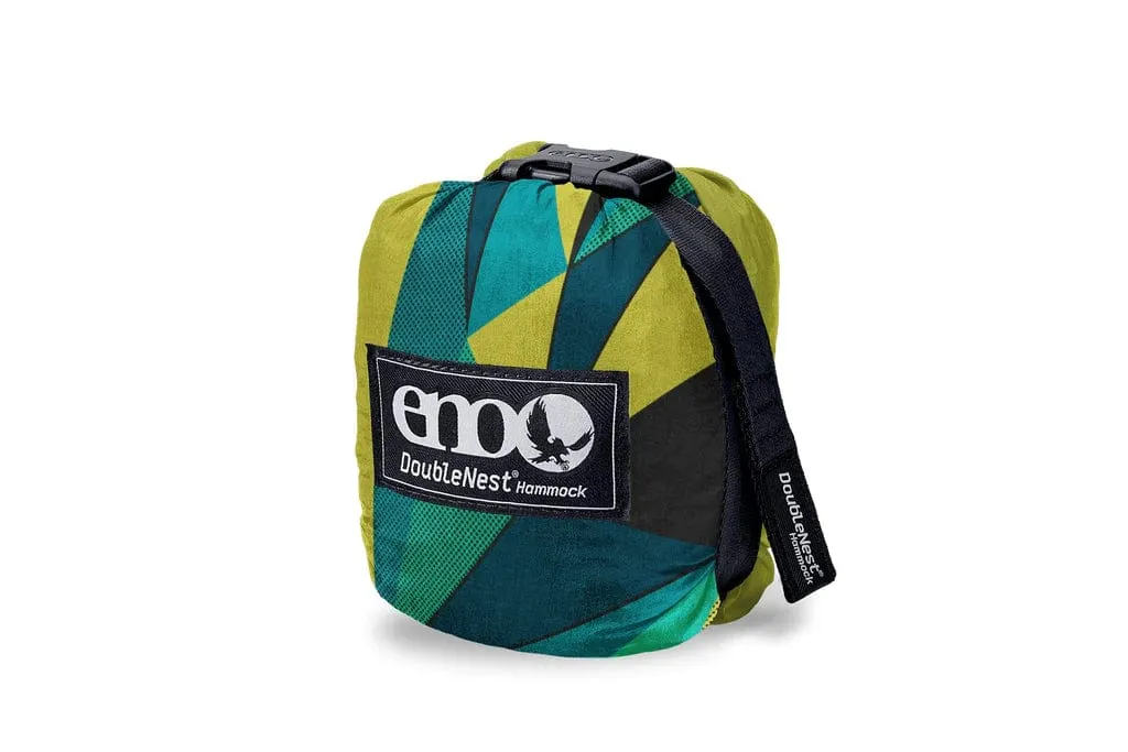 ENO Doublenest Hammock Print - Boulder/Melon