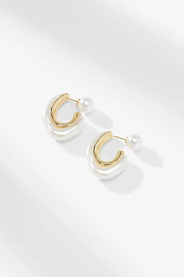 Etel Earrings :: Gold