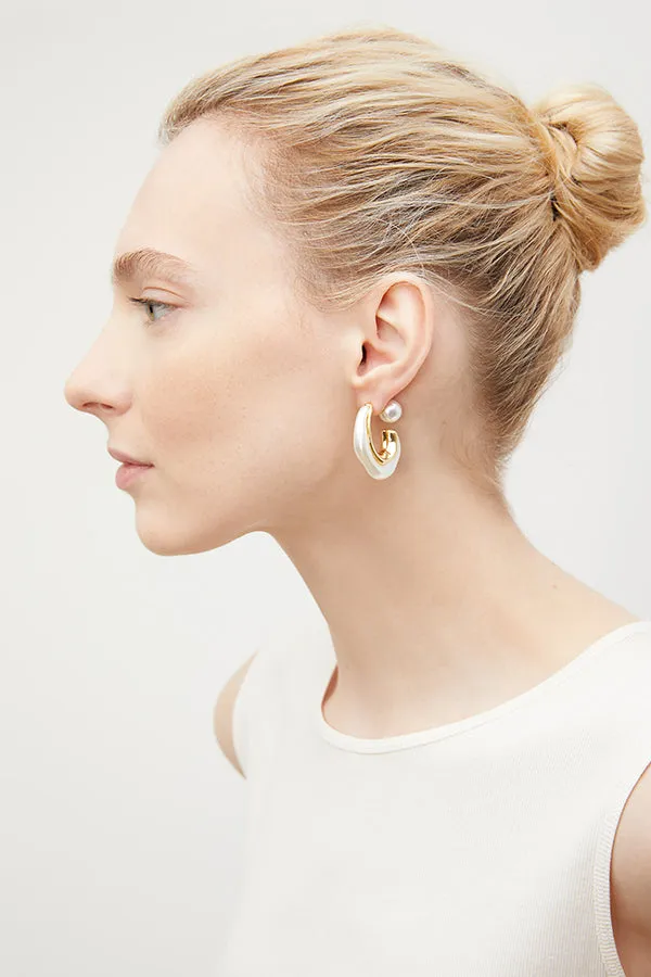 Etel Earrings :: Gold