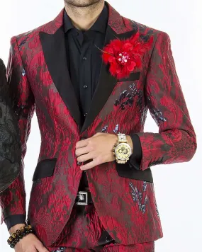 Fashion Suit for men, V Red - Fashion - prom - suits - 2020