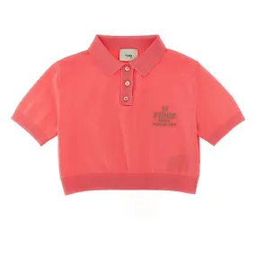 FENDI KIDS Logo Polo Shirt