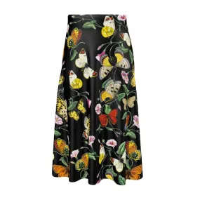 Flutter Frenzy Midi Skirt