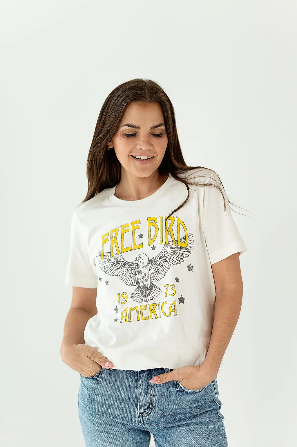 Freebird Graphic Tee Shirt - Size Small Left