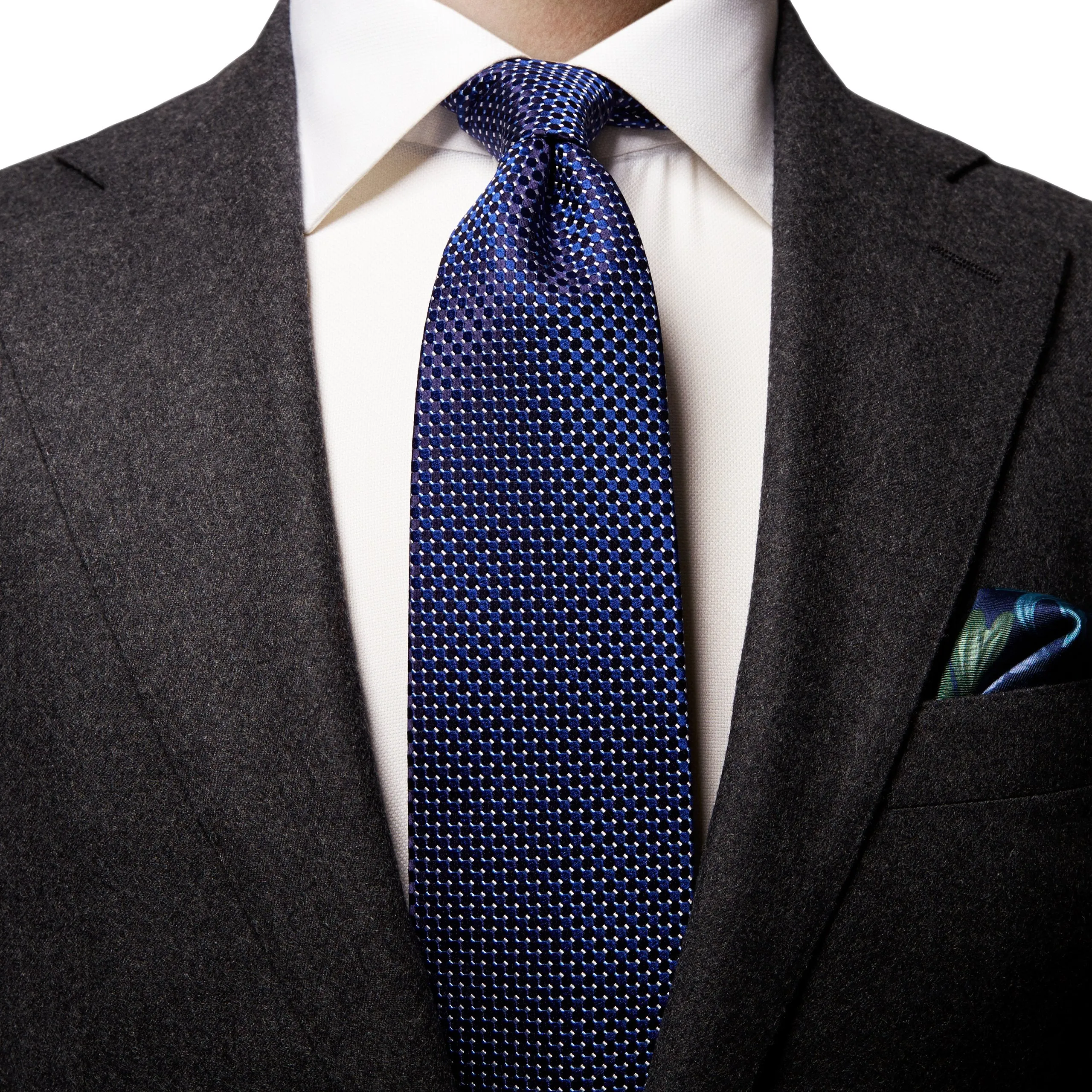 Geometric Silk Tie