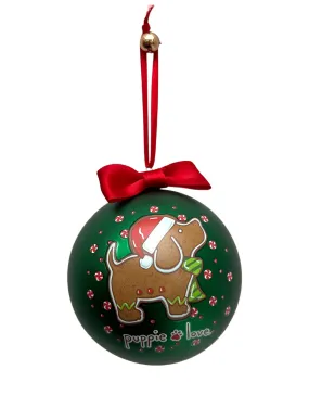 GINGERBREAD PUP ORNAMENT