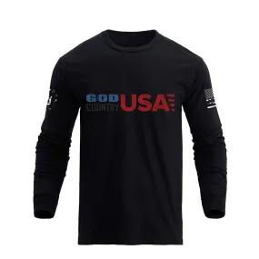 GOD COUNTRY USA GRAPHIC LONG SLEEVE T-SHIRT