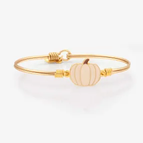 Golden Cream Pumpkin Bangle Bracelet