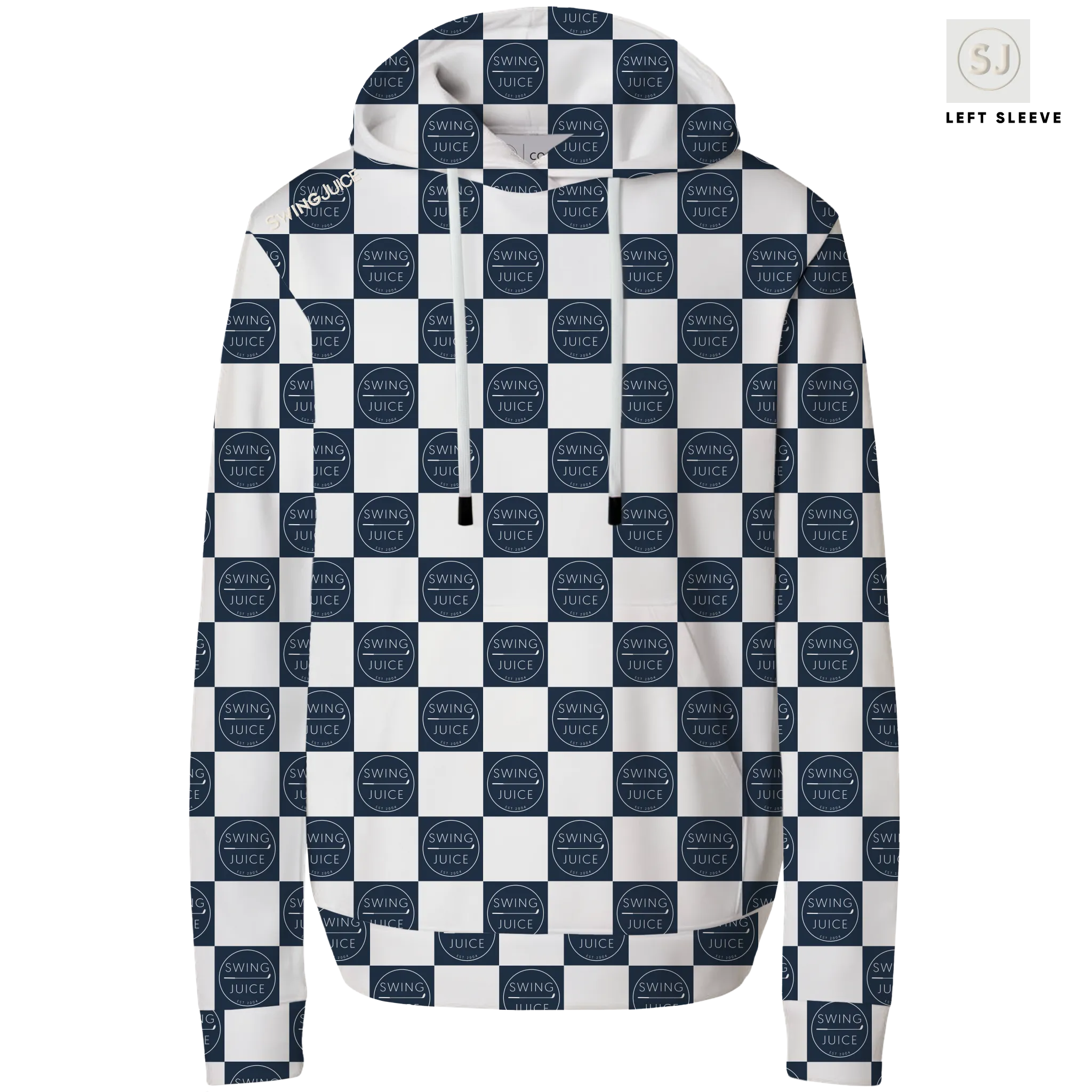 Golf SJ Checkerboard Men's Performance Hoodie