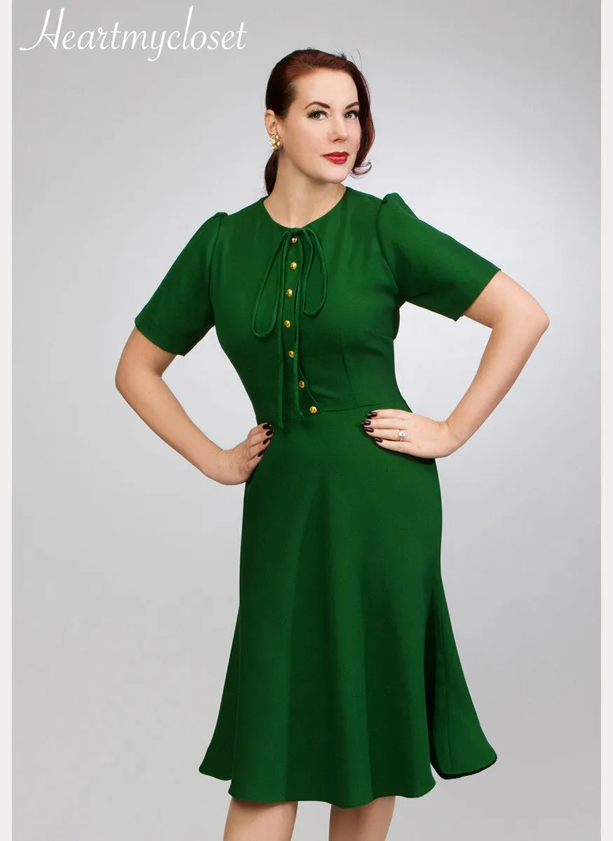 green Kate Middleton inspired dress