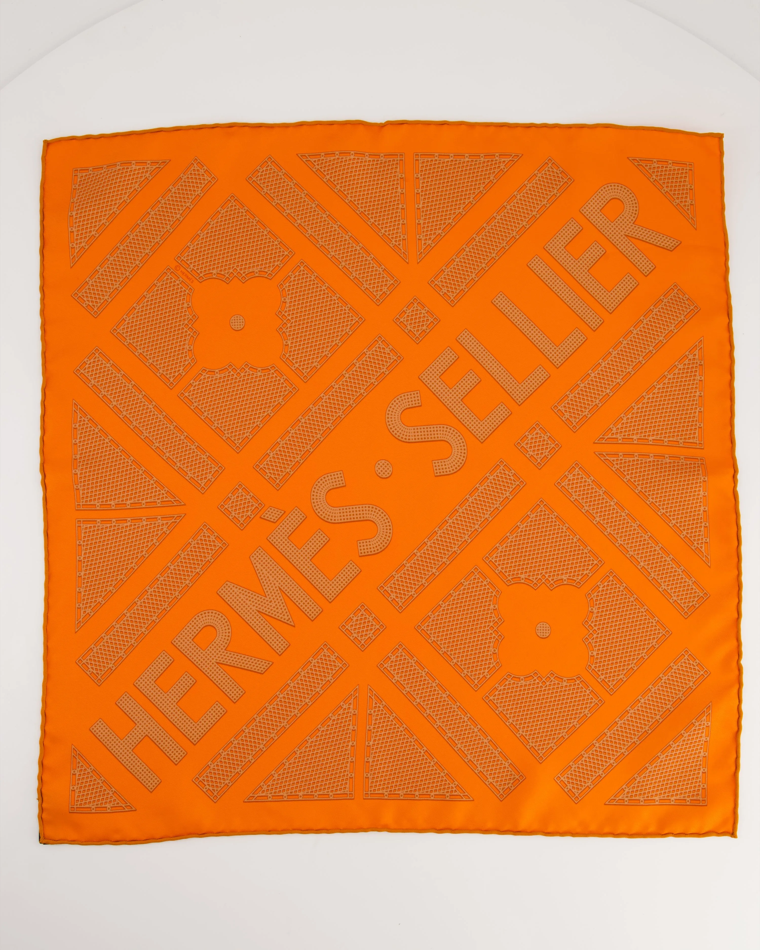 Hermès Printed 40X40 Silk Scarf