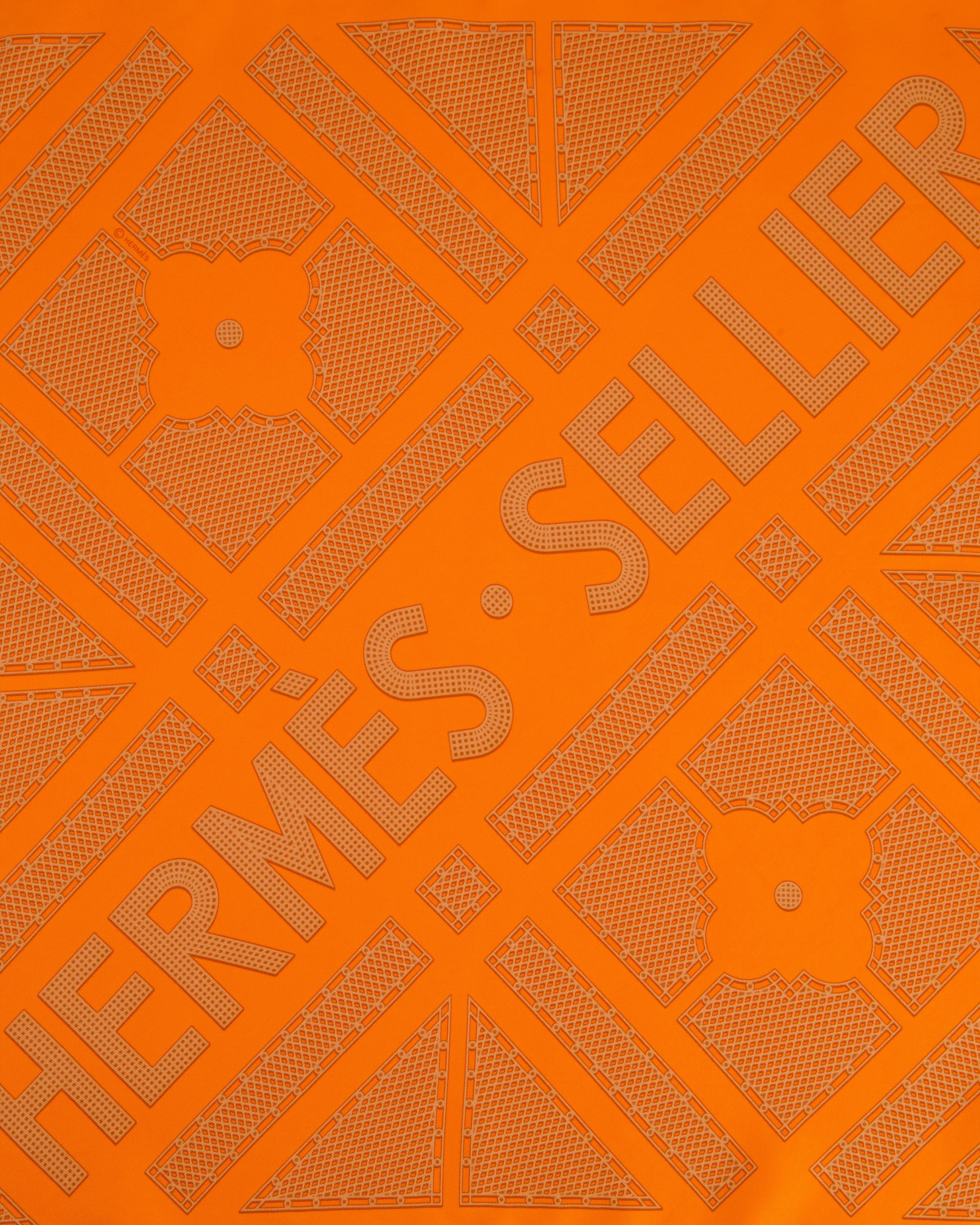 Hermès Printed 40X40 Silk Scarf