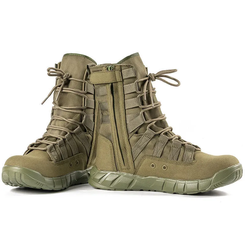 Hiking Desert Solid Color Portable Men Ankle Boots