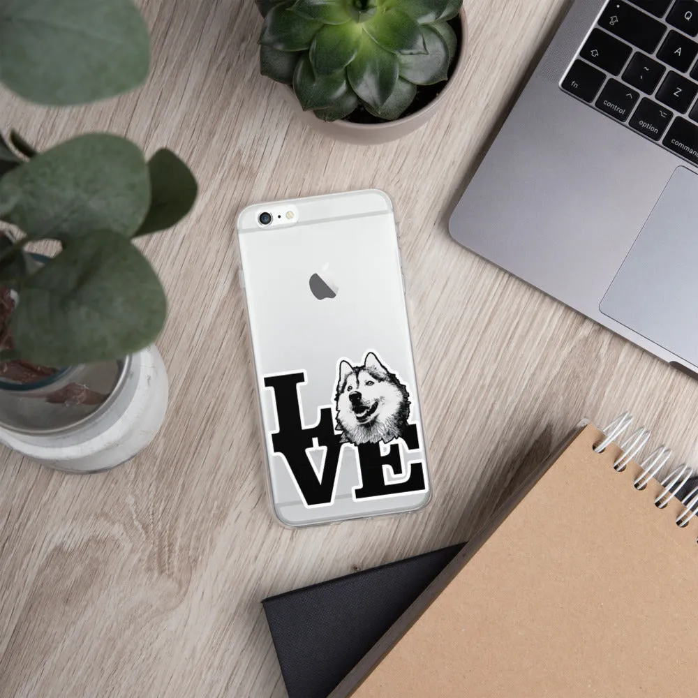 Husky Love iPhone Case