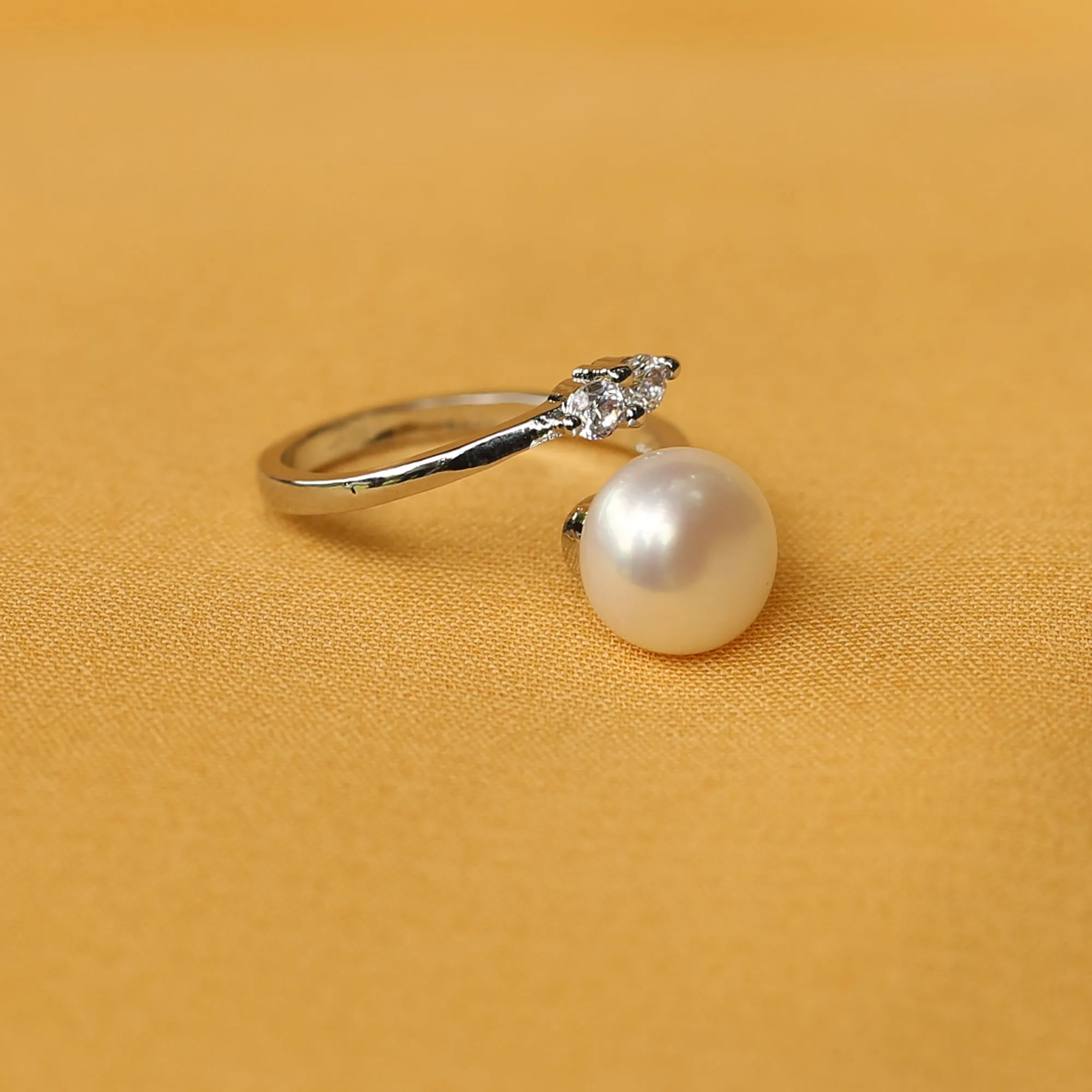 Imeora Fresh Water Pearl Adjustable Ring