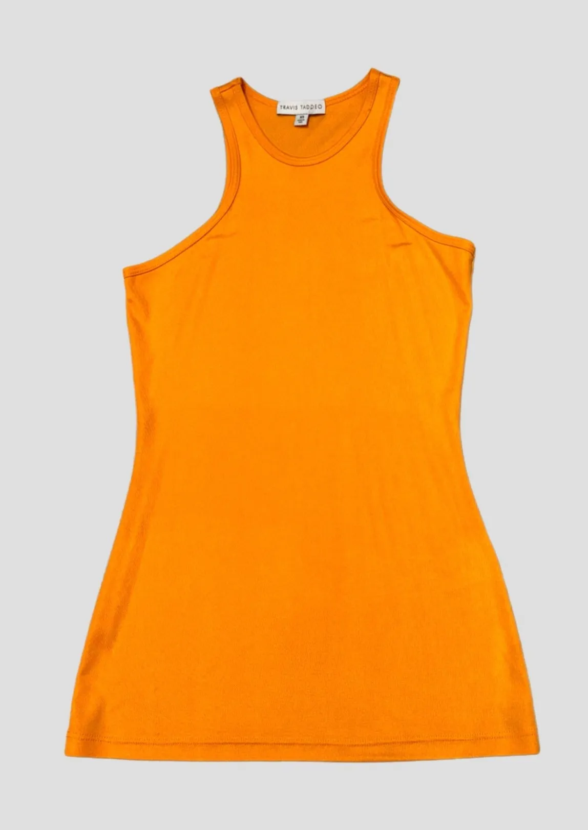 Isa Series - Orange Silk Knit Top