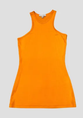 Isa Series - Orange Silk Knit Top