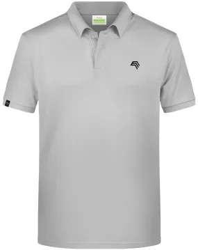 JAN 8010 ― Herren Bio-Baumwolle Polo Shirt - Soft Grau