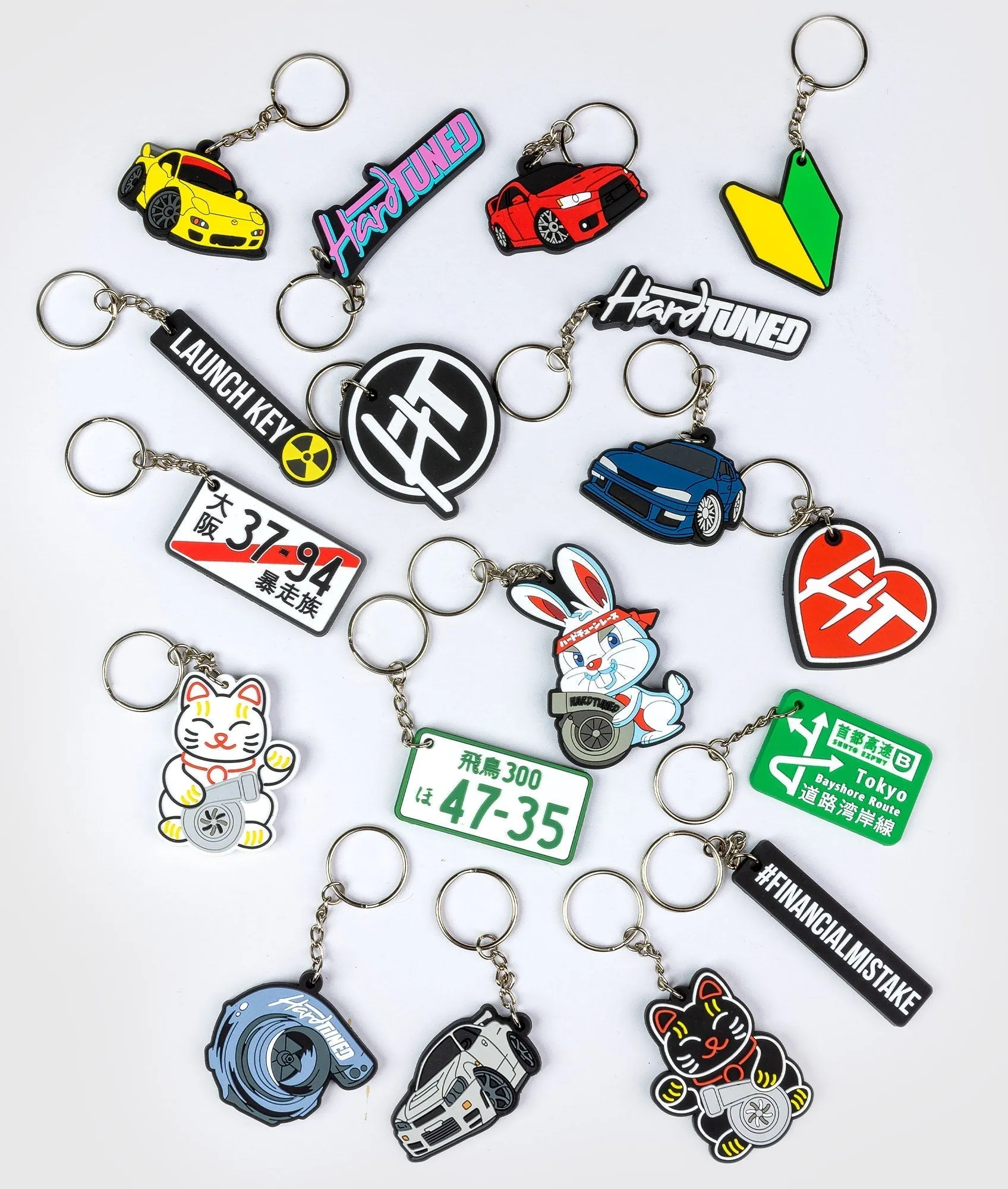 JDM Leaf Rubber Key Ring