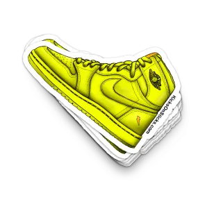 Jordan 1 "Gatorade" Yellow Sneaker Sticker