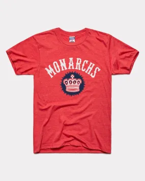 Kansas City Monarchs Arch Logo Red T-Shirt