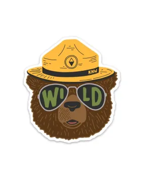 Keep Nature Wild Wildbear Sticker