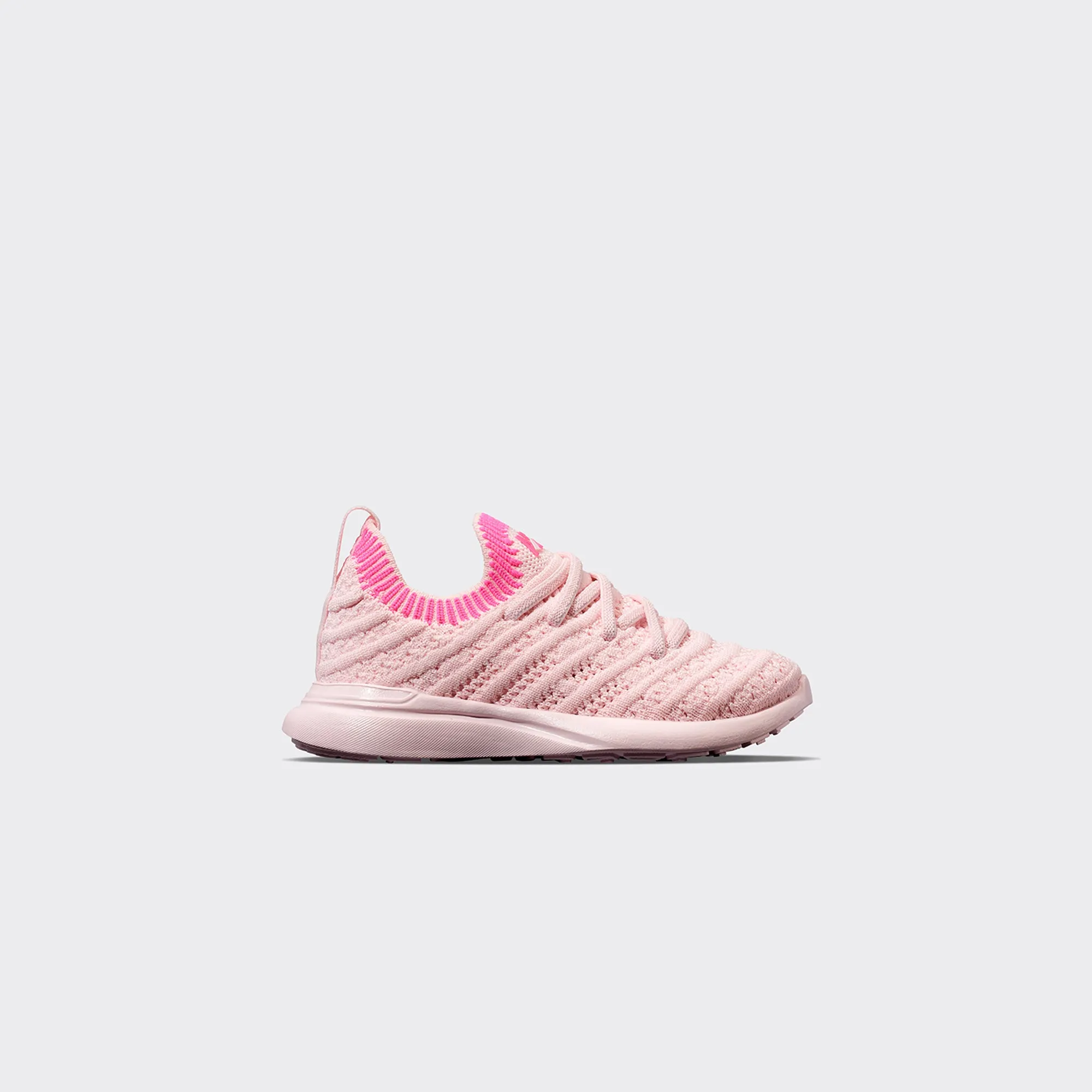 Kid's TechLoom Wave Bleached Pink / Fusion Pink / Ribbed