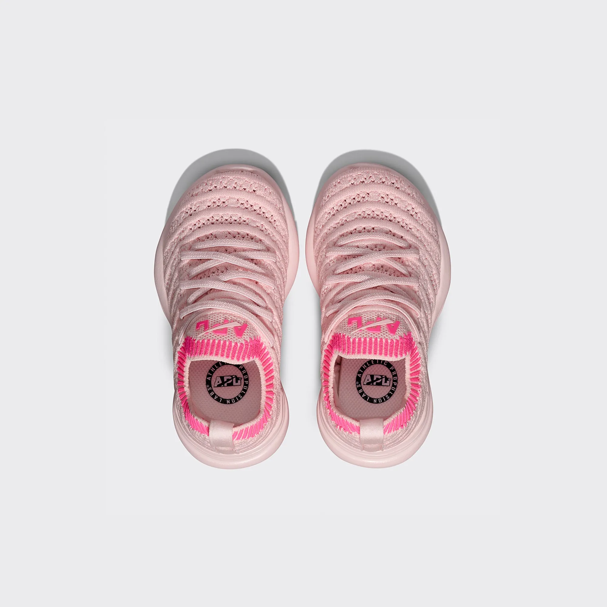 Kid's TechLoom Wave Bleached Pink / Fusion Pink / Ribbed