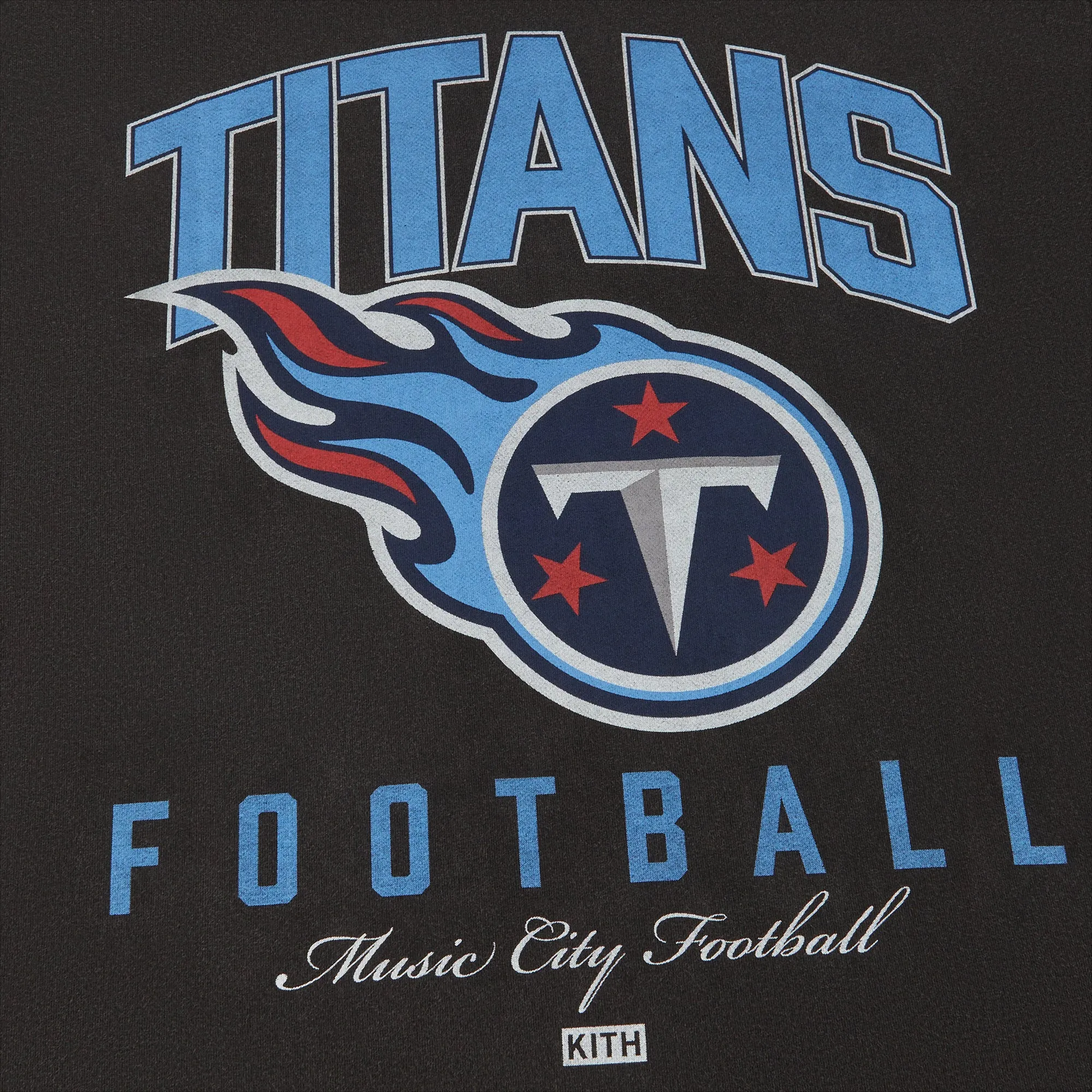 Kith for the NFL: Titans Vintage Tee - Black