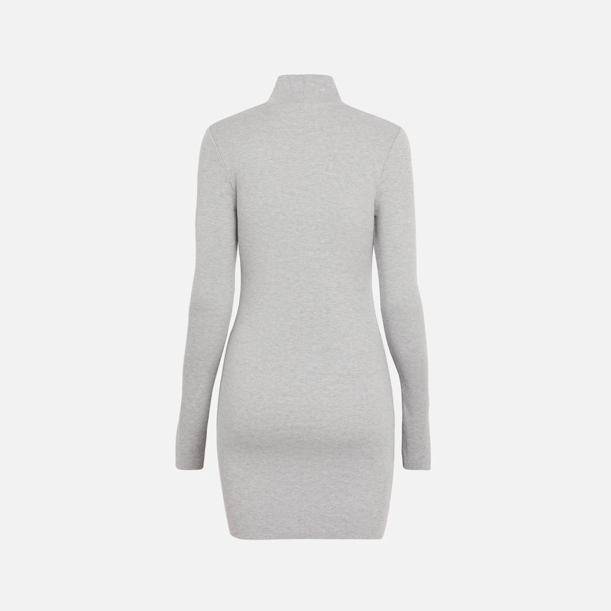 Kith Women Brier Turtleneck Mini Dress - Steel Heather Gray