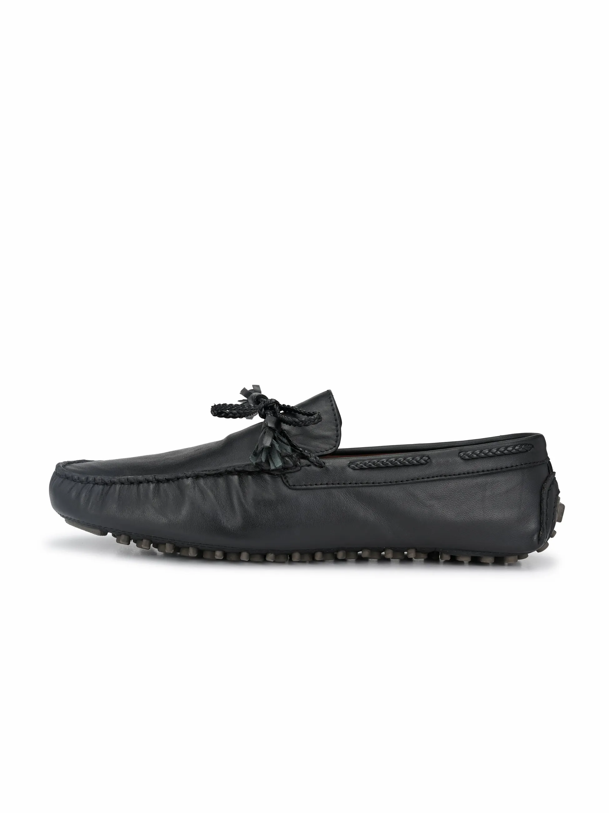 Klap Black Driving Loafers