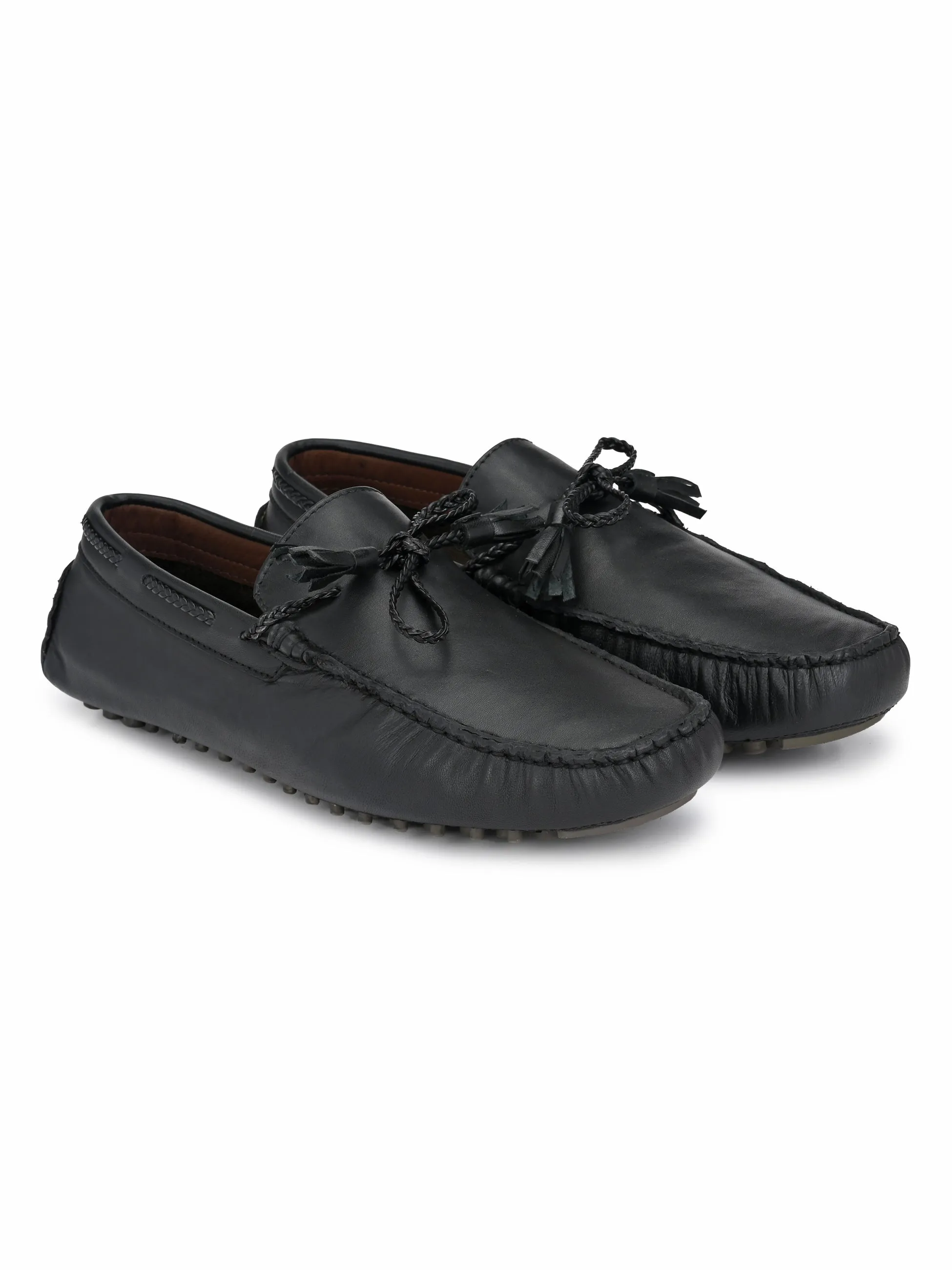 Klap Black Driving Loafers