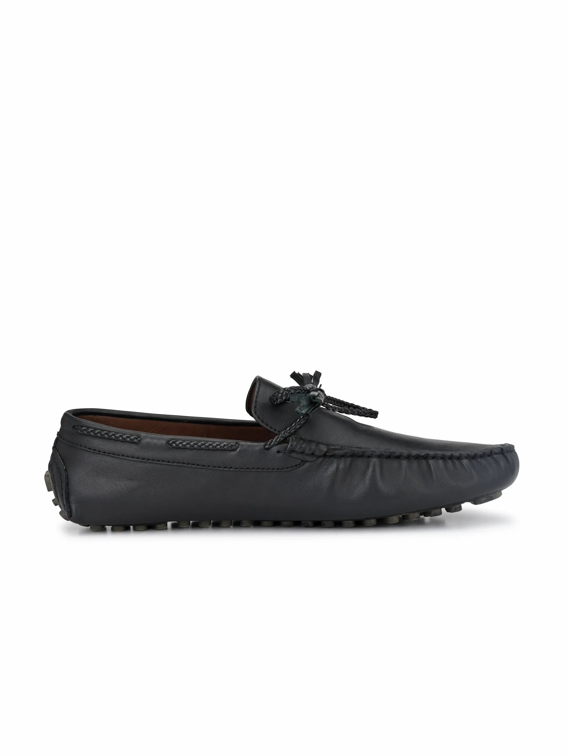 Klap Black Driving Loafers