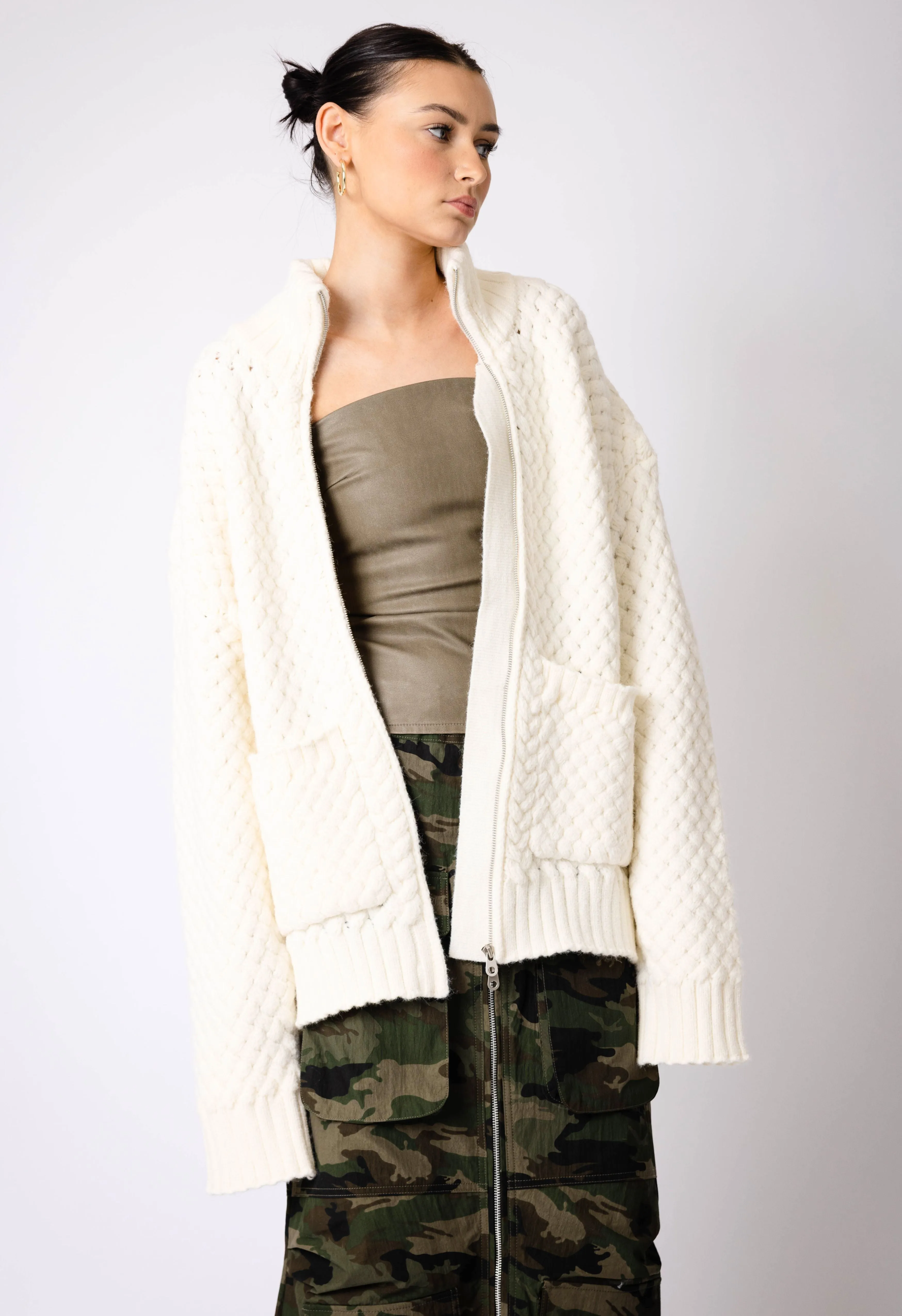 Knit Sweater Jacket