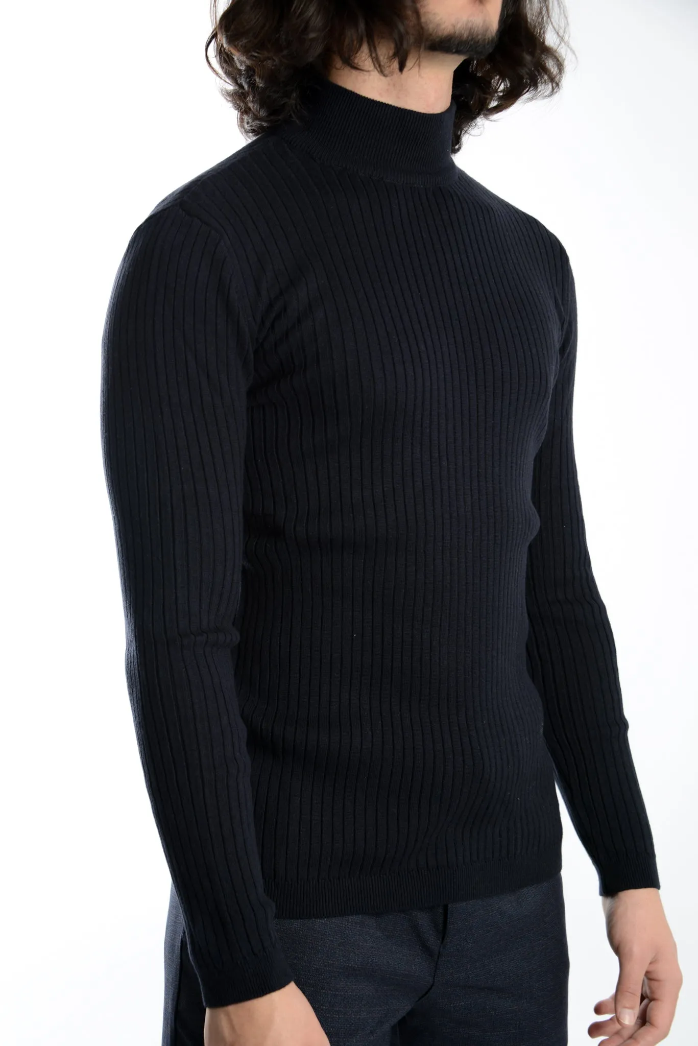 Leeds Slim Fit Mockneck Euro Sweater