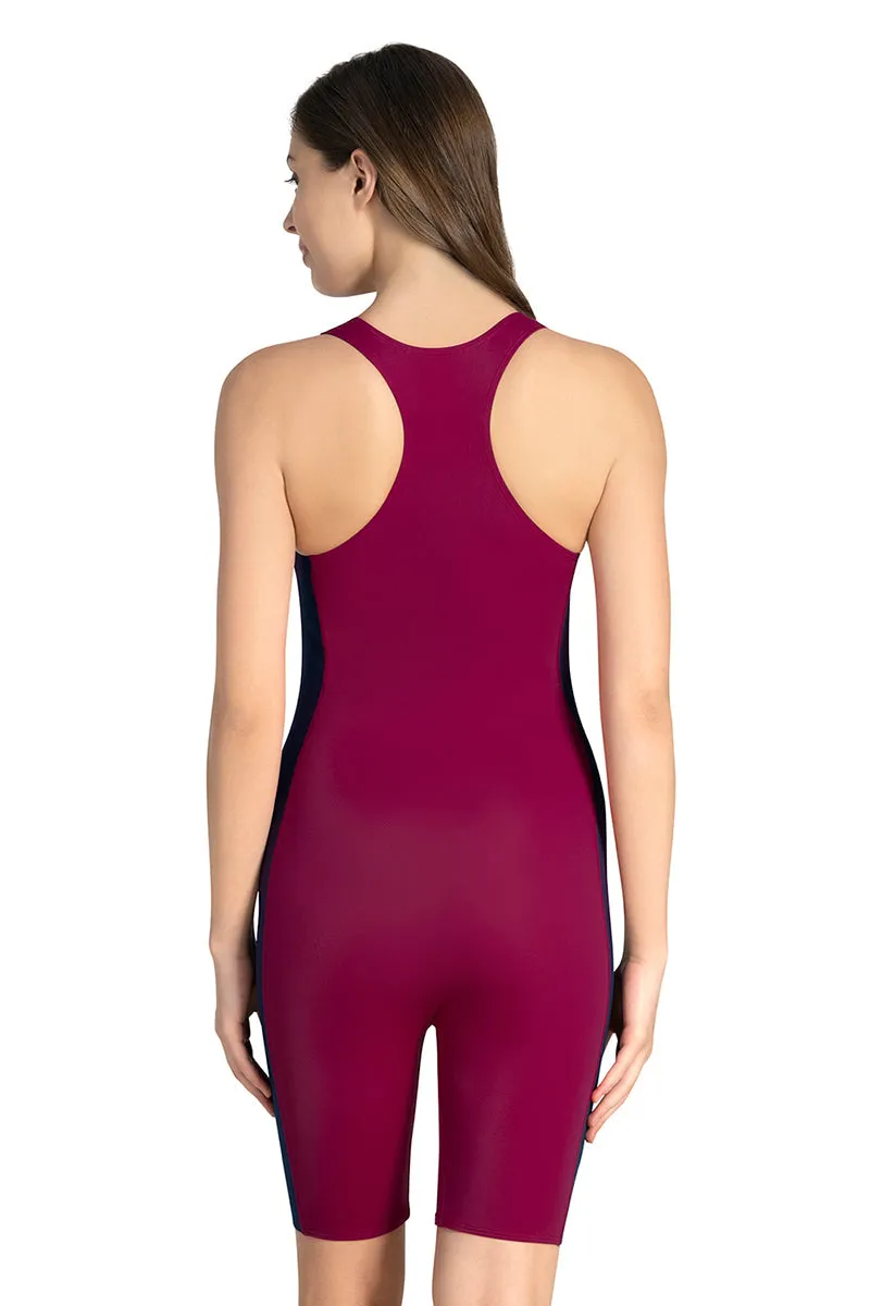 Leg Suit Racerback Swimwear - Amaranta