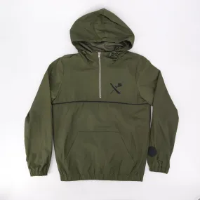 LOGO WINDBREAKER ARMY GREEN