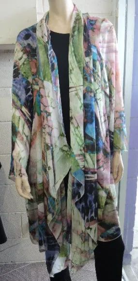 Lorissa Long Chiffon Jacket (Size 30)