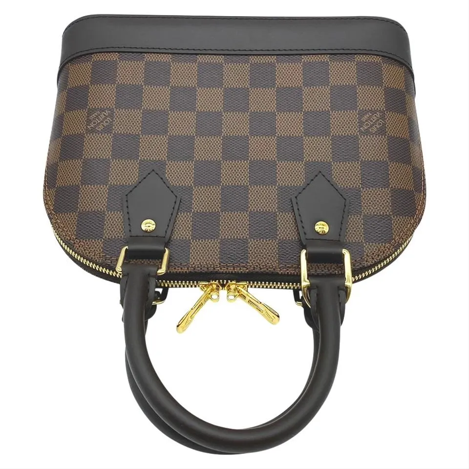 Louis Vuitton Alma Bb Brown Damier Ebene Canvas Shoulder Bag