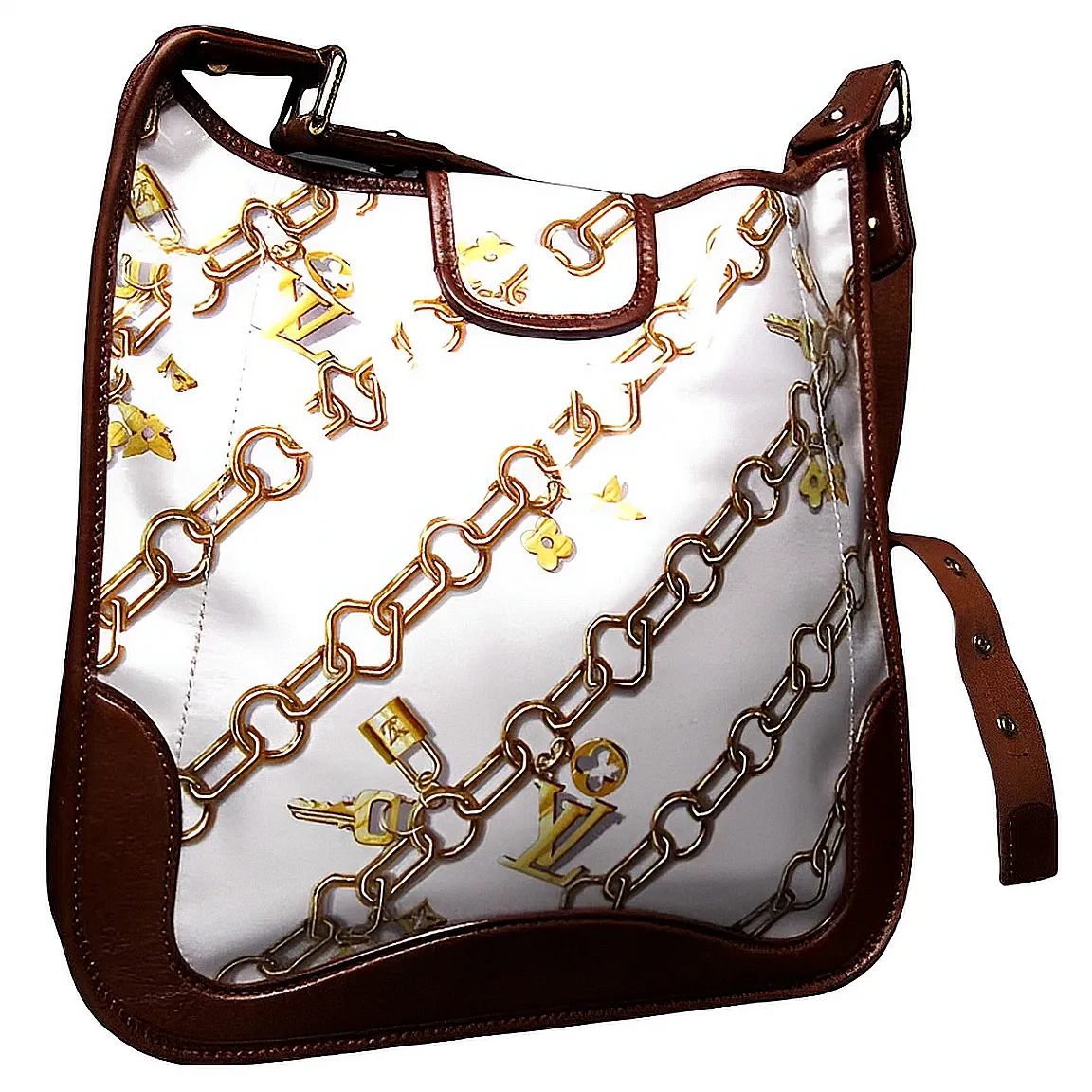 Louis Vuitton White Monogram Charms Musette Shoulder Bag