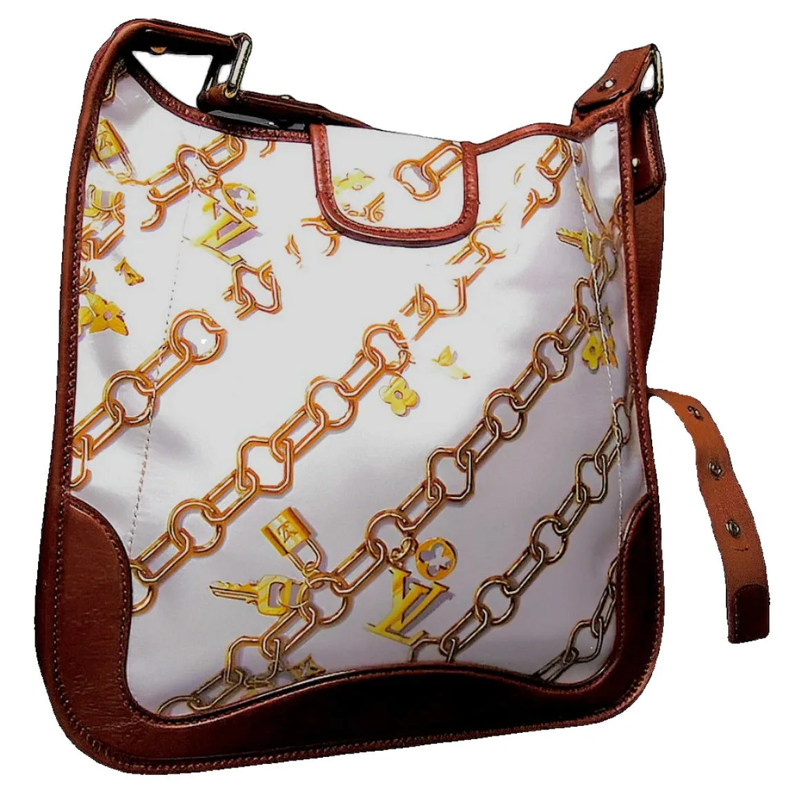 Louis Vuitton White Monogram Charms Musette Shoulder Bag