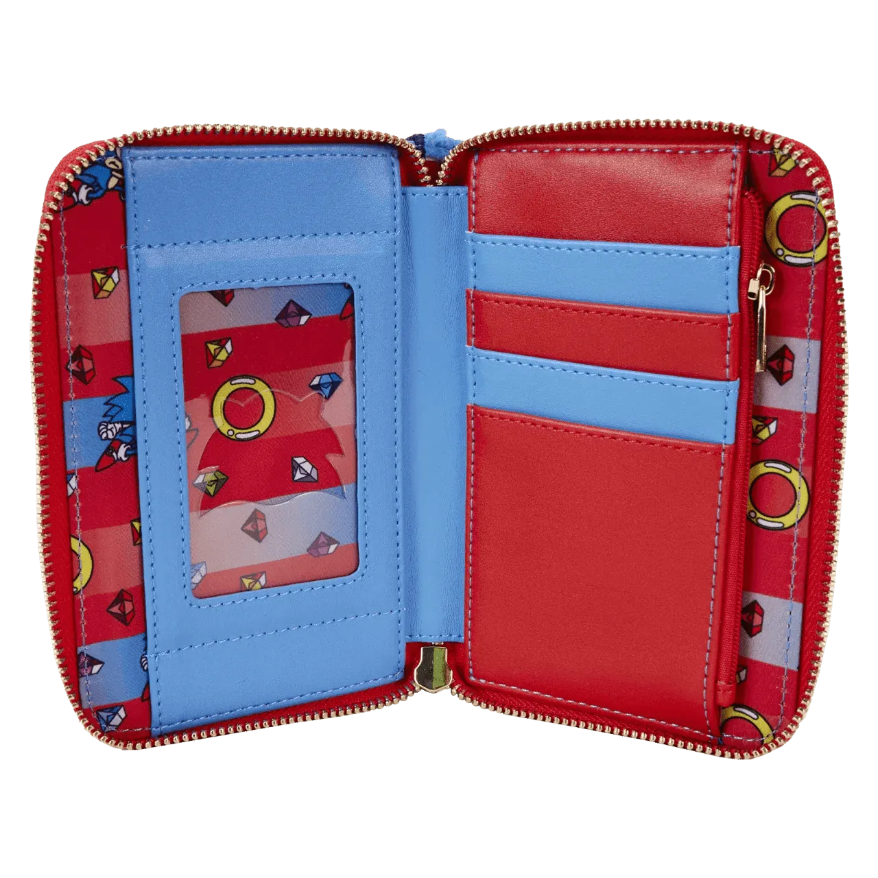 Loungefly Sonic the Hedgehog Classic Cosplay Zip Around Wallet