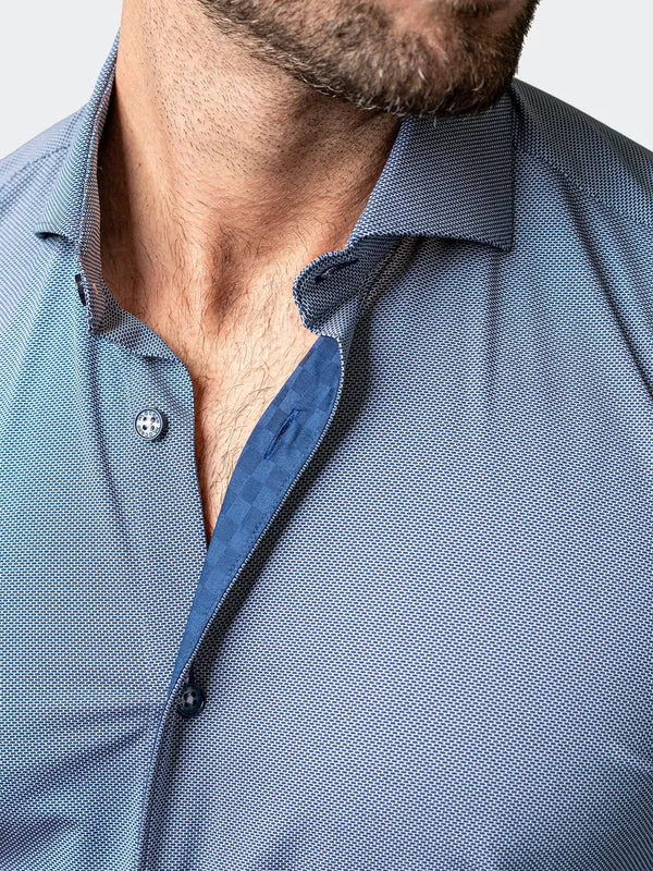 Maceoo Stretch Shirt | Einstein Yoli Blue