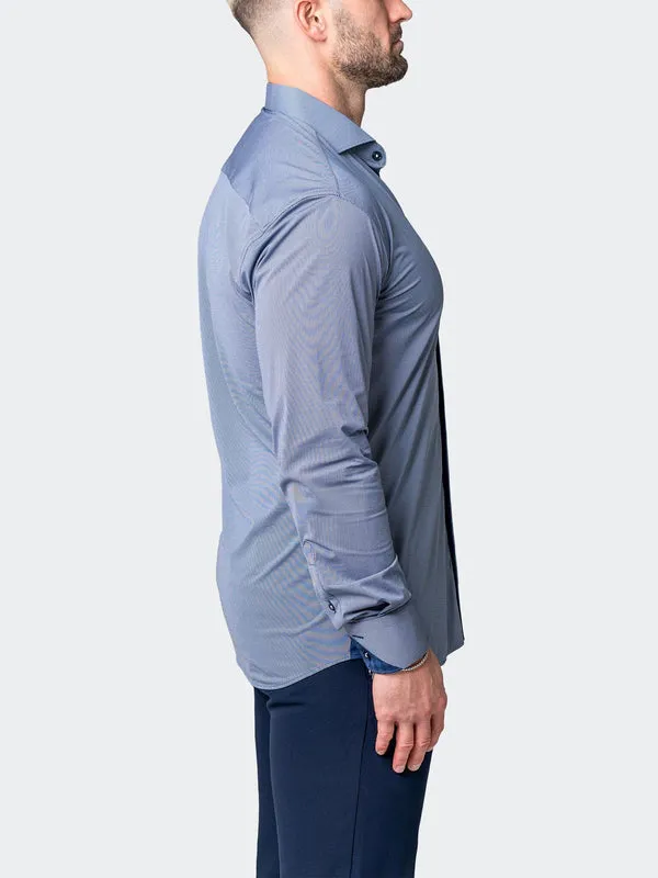 Maceoo Stretch Shirt | Einstein Yoli Blue