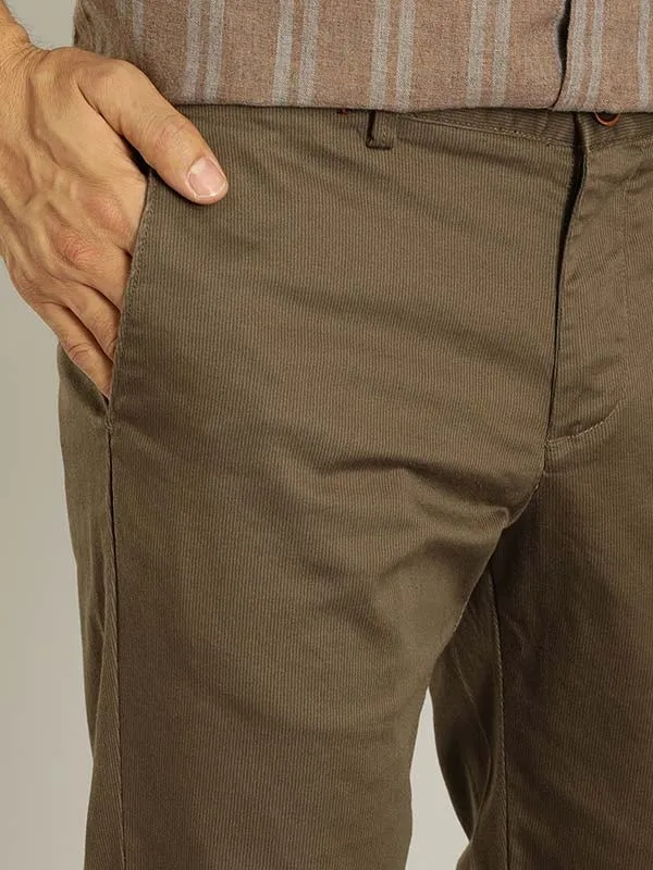 Men Brooklyn Fit Cotton Stretch Trouser