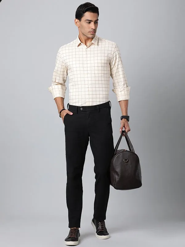 Men Brooklyn Fit Linen Blend Trouser