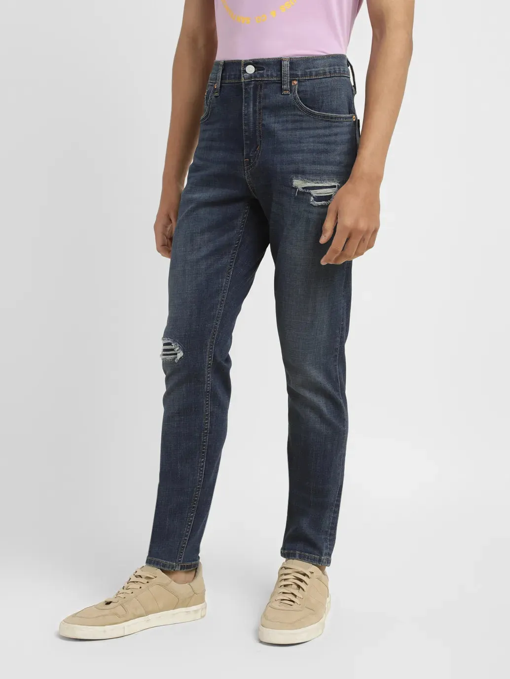 Men's 512 Mid Indigo Slim Tapered Fit Jeans